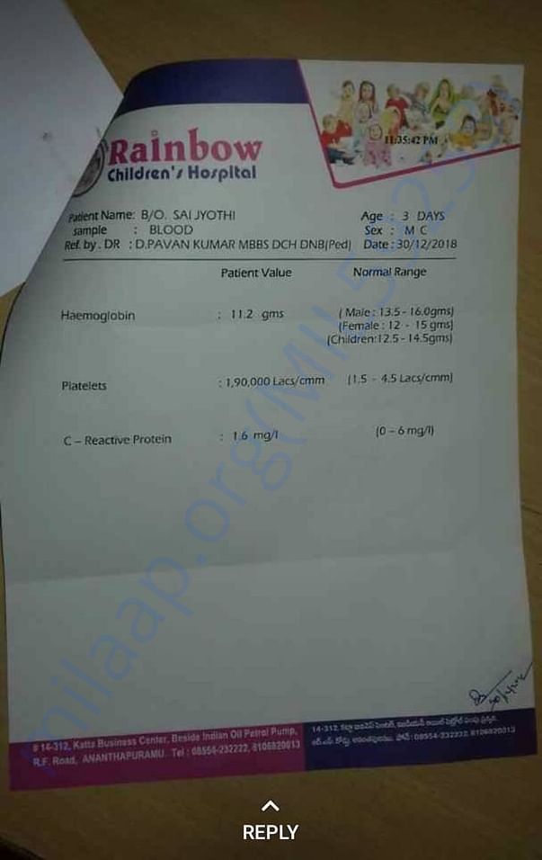 3rd day receipt