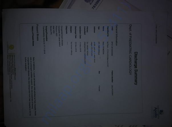 Doctor Reports of anaya