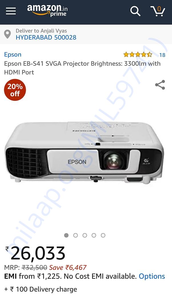 The desired projector.