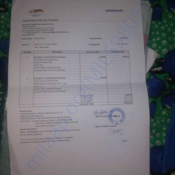 Medical cost estimate