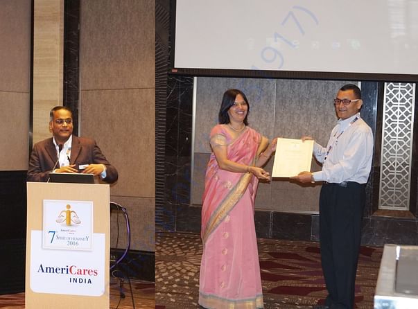 AMERICARE INDIA AWARD NORTH ZONE REGIONAL WINNER DISABILITY SEP 2016