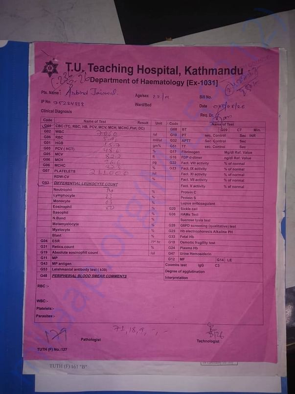 Clinical Diagnosis