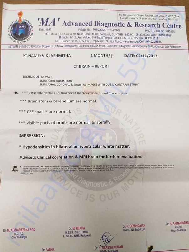 CT SCAN REPORT