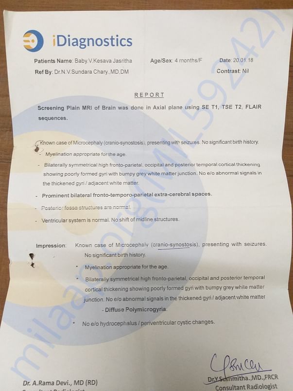 MRI SCAN REPORT