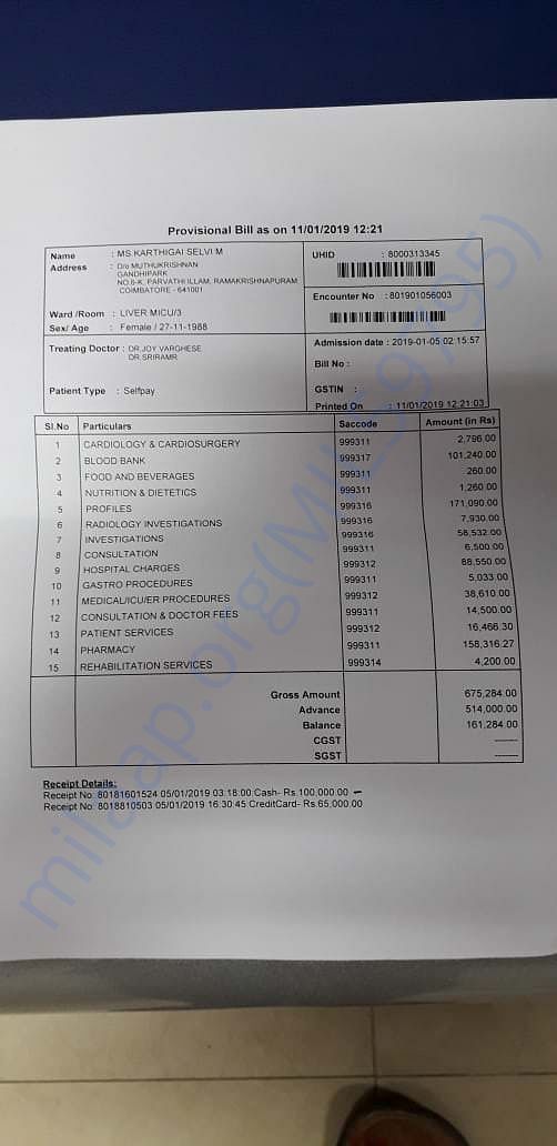 One of her bills