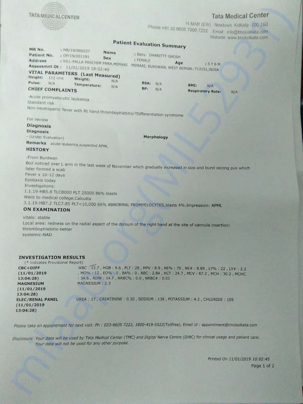 medical report