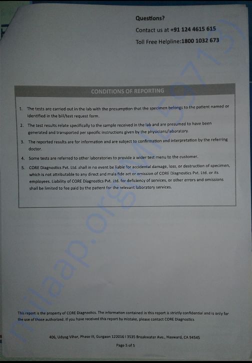 MEDICAL REPORT
