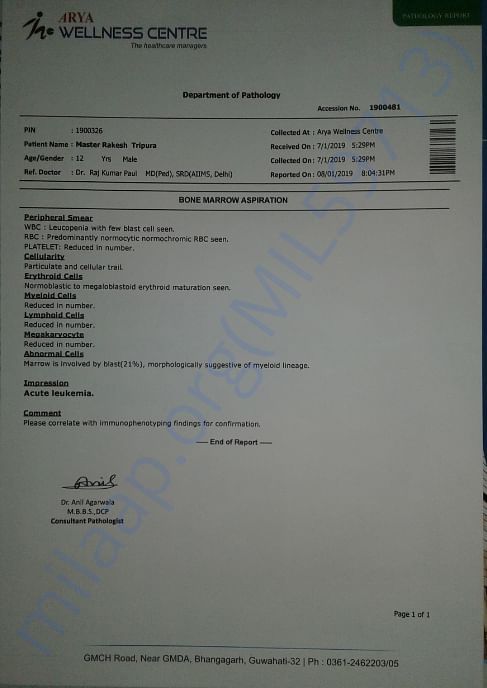 MEDICAL REPORT