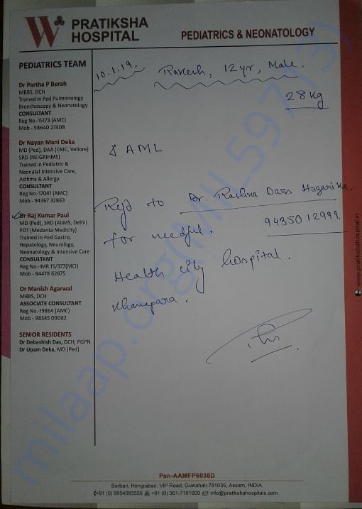 PRATIKSHA HOSPITAL DOCTOR REFER TO HEALTH CITY HOSPITAL