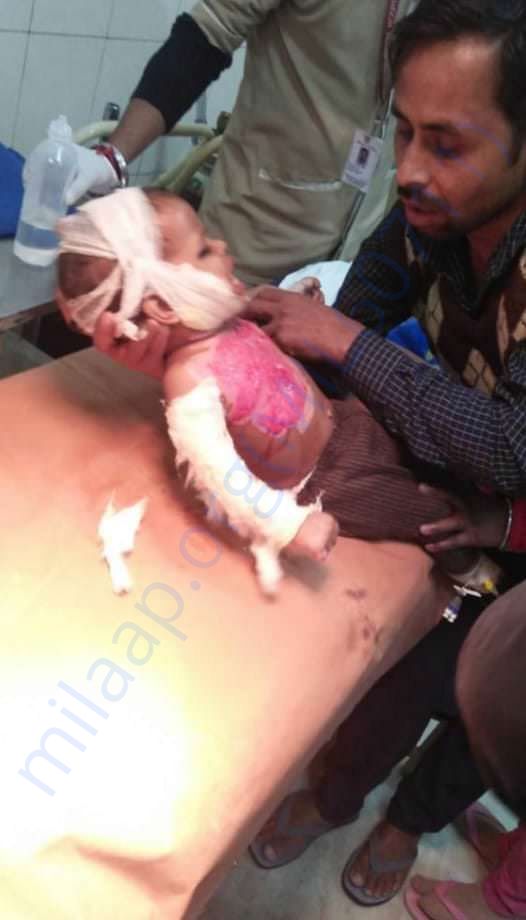 Baby Ritu with Father Brijesh Kumar