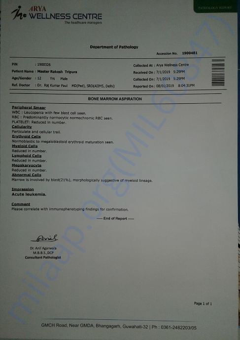 MEDICAL REPORT