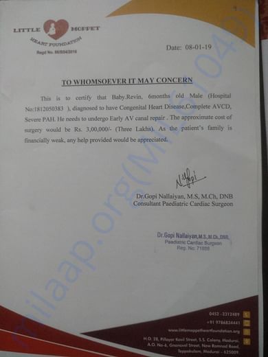 Estimation letter