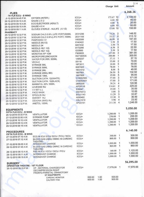 Hospital Bill