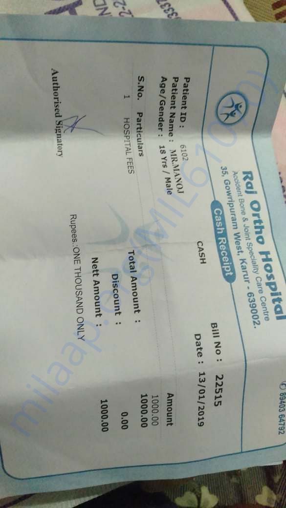 Hospital fees