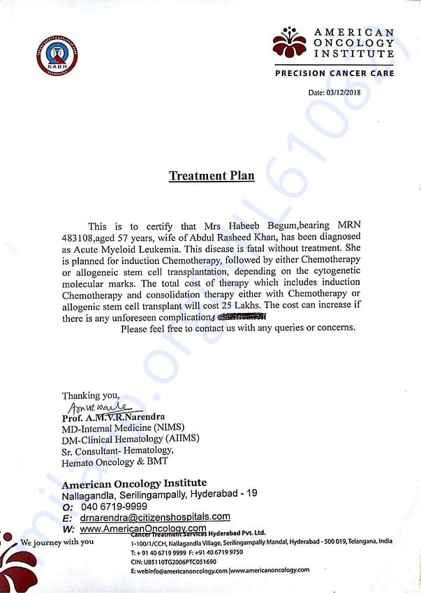 Treatment cost