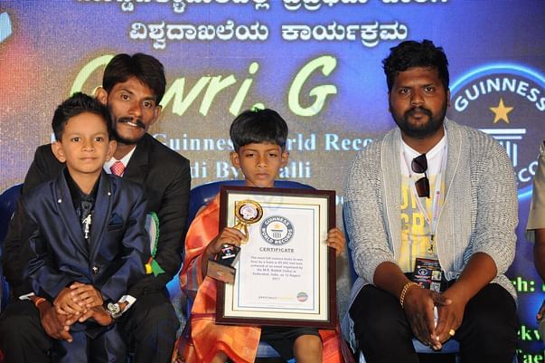 Gowri g Guinness world record holder