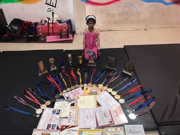 8 year old GOWRI ACHIEVEMENTSCERTIFICATE PHOTO