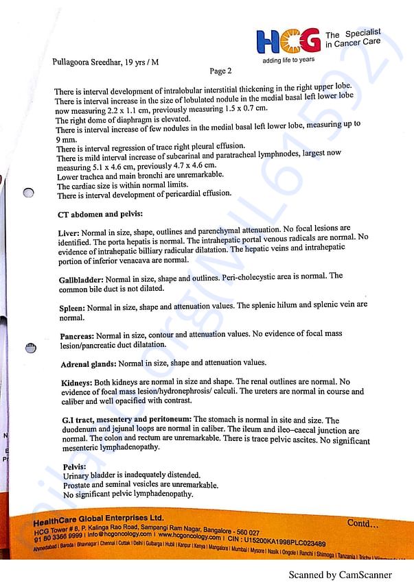 CT Scan Report 2
