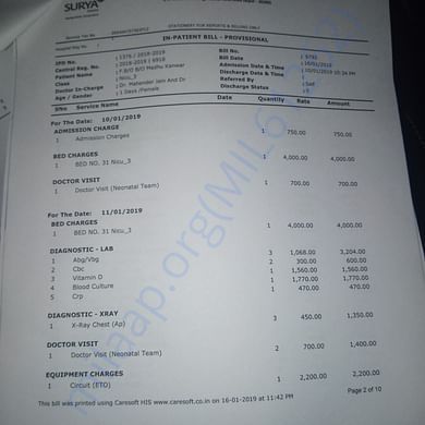Admission letter