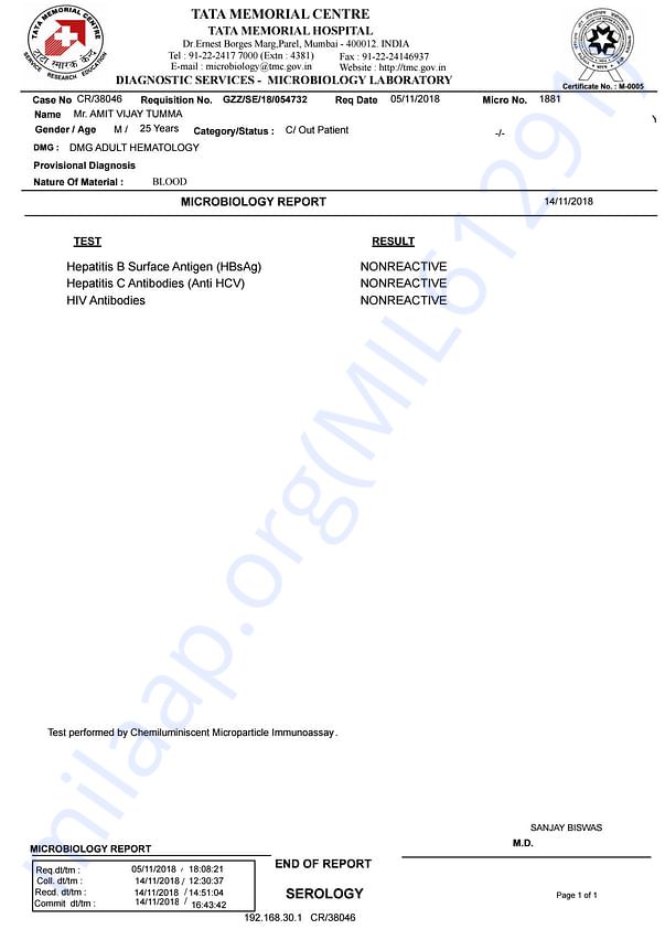 Medical Report