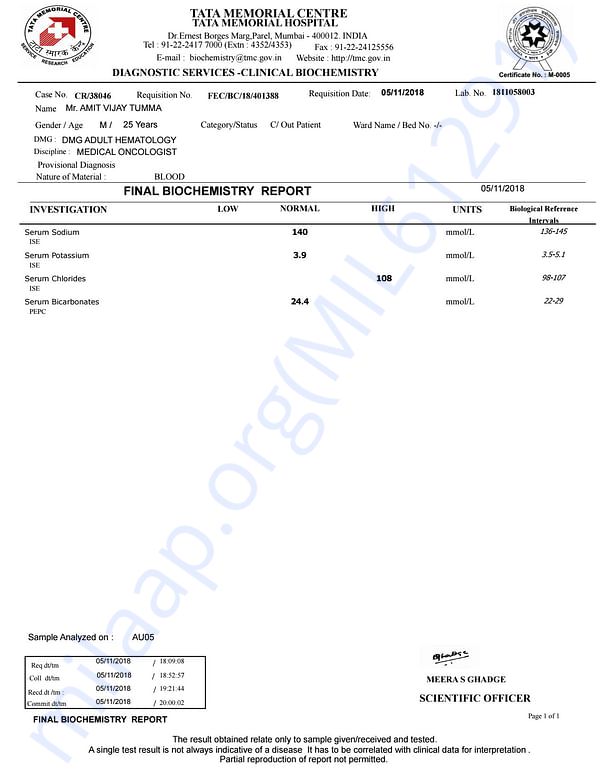 Medical Report