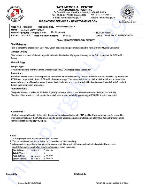 Medical Report