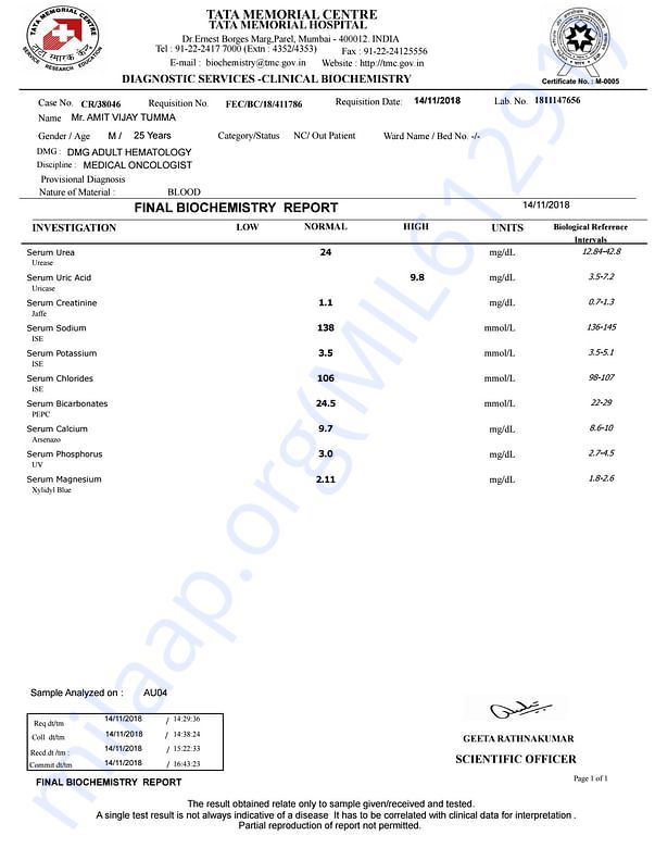 Medical Report