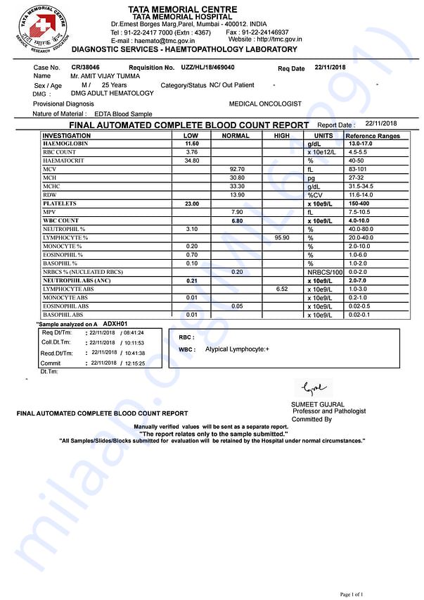 Medical Report