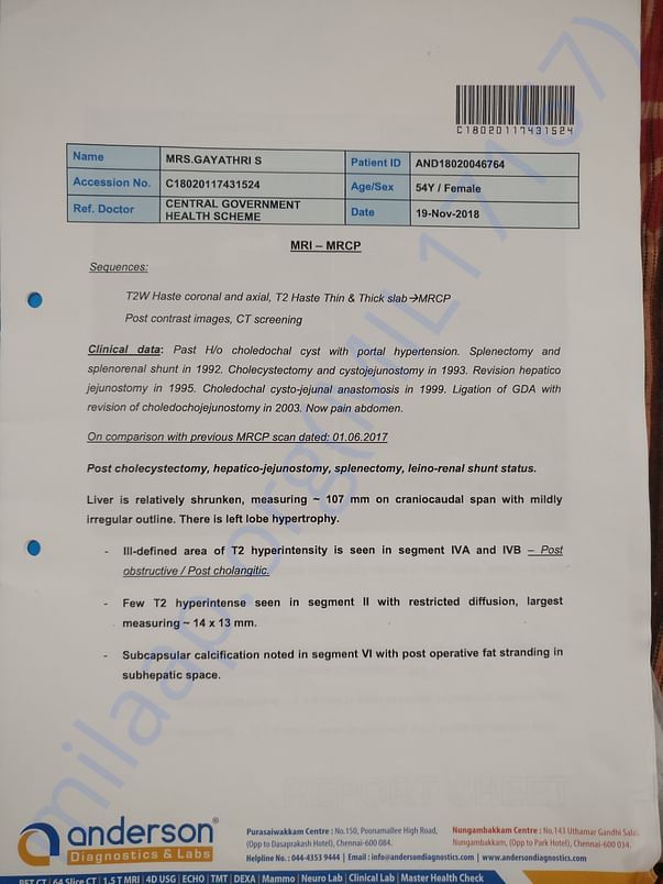 Latest Report 19/11/2018