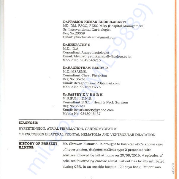Medical Report
