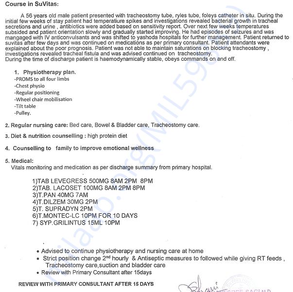 Medical Report