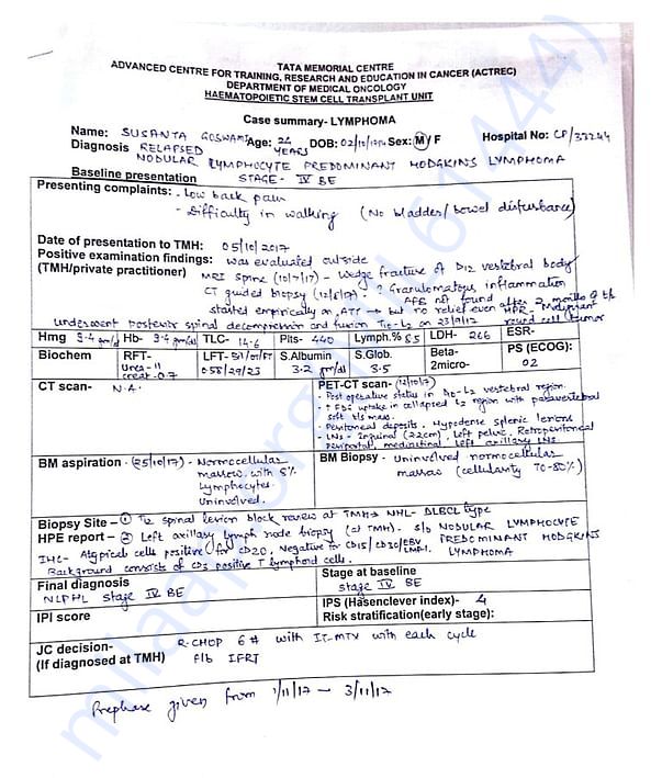 Admission letter