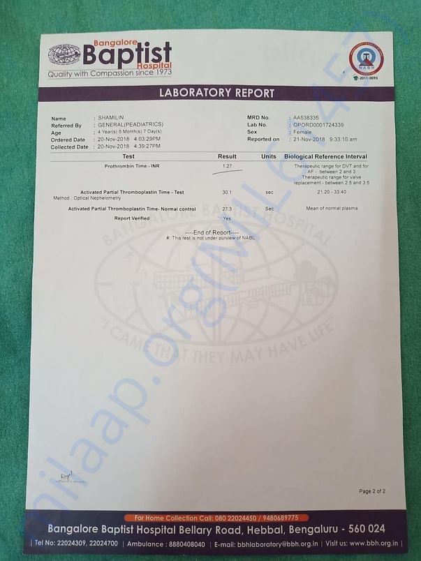 LAOBORATORY REPORT