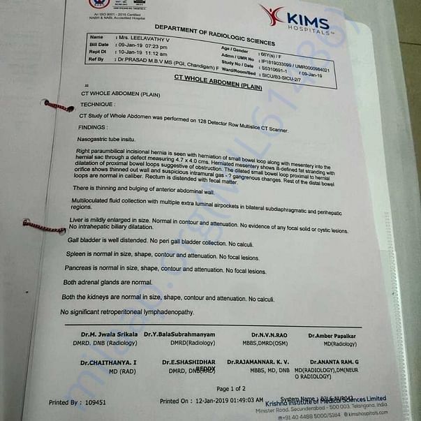 Medical Report