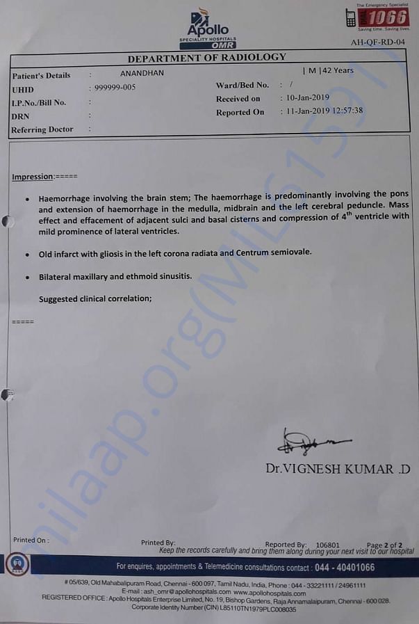 Medical Report