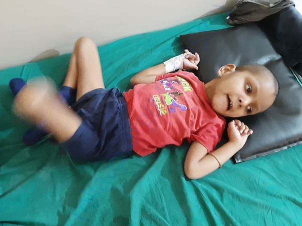 SAMARTH photo that he is admitedd in hospital