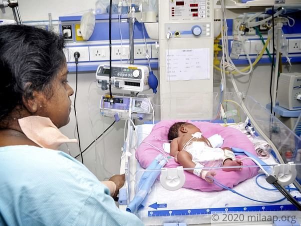 Help Baby of Vijayalakshmi's Twins Get Treated In NICU