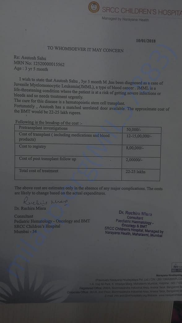Estimation letter