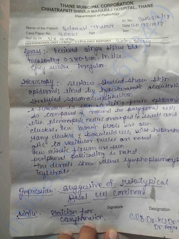 Doctor's Report