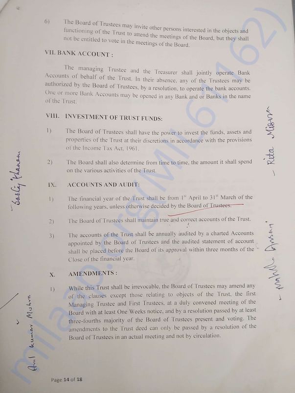 TRUST DEED 16
