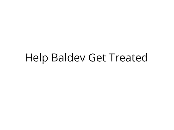 Help Baldev Undergo Kidney Transplant