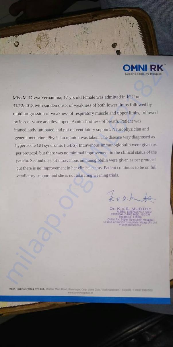 This is the letter given by doctor which is a report.