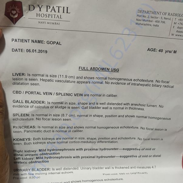 Medical Report