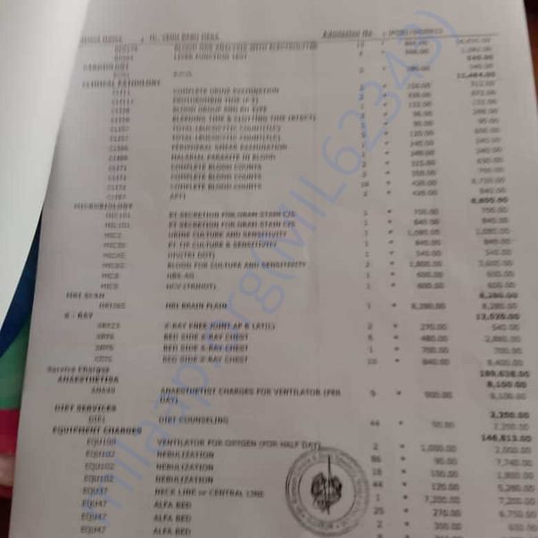 Medical Bill
