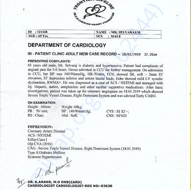 Medical Report