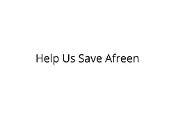 Help Afreen Fight Skin Cancer
