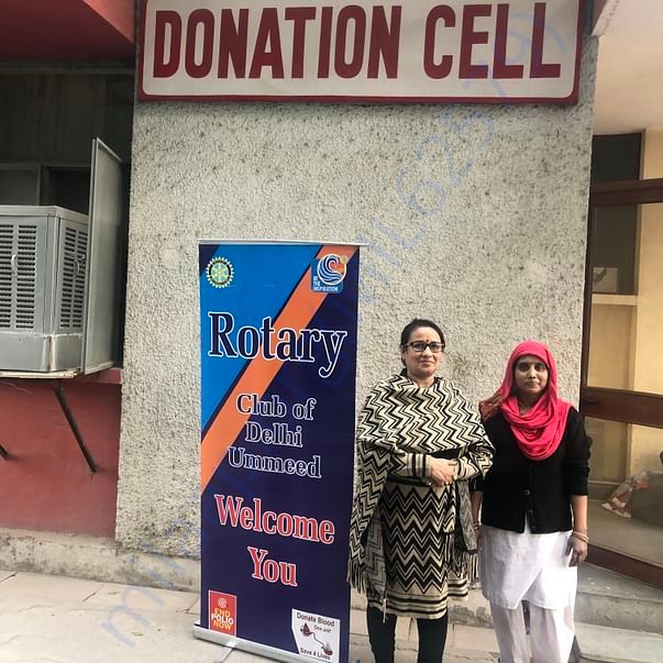 Donation for mentally retarded children