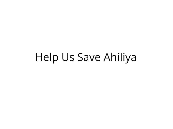 Help Ahiliya Get Treated for Aplastic Anemia