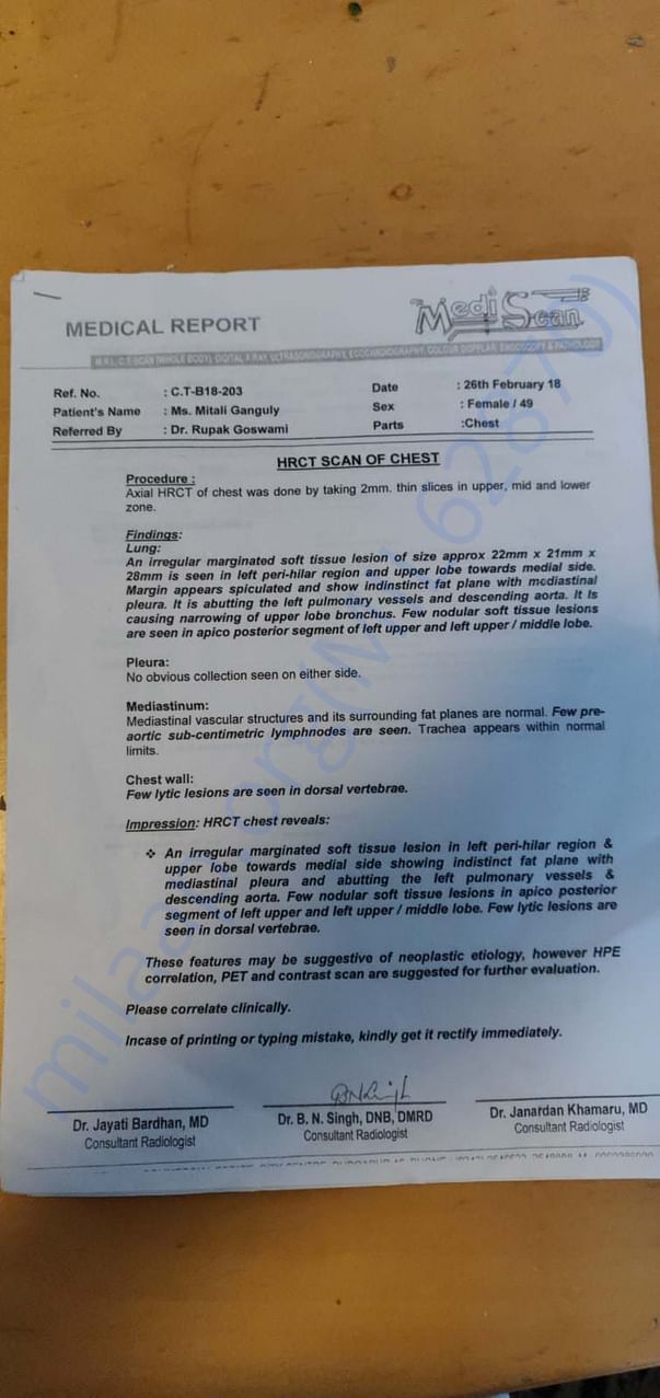 medical report