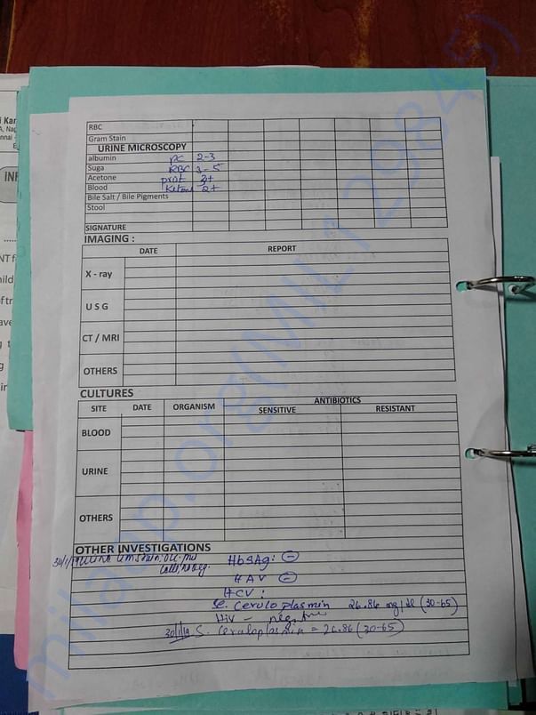 Test for liver